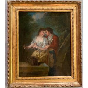 Henri Chevaux (attributed) The Lovers Free The Birds.