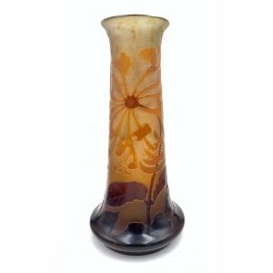 Gallé, Vase Decorated With Honeysuckle