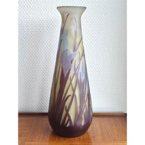Gallé, Iris Decor Vase