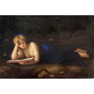 Kpm - Madeleine Reading Porcelain Plate
