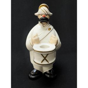 Robj, Soldier Inkwell With Drum