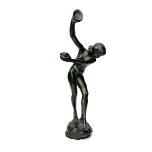 L. Dupuy - Bronze Dancer With Cymbals