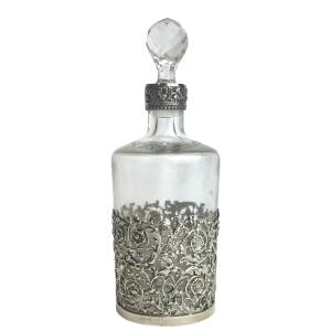 Crystal Perfume Bottle - Veyrat Goldsmith Hallmark