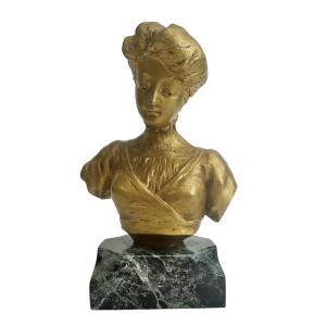 Lenormand, Bronze Bust Of A Woman
