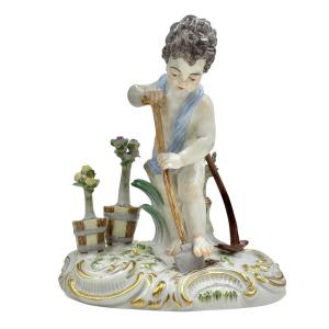 Meissen - Allegory Of Earth Figurine From The Four Elements Series