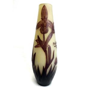 Delatte - Vase With Orchid Decoration 