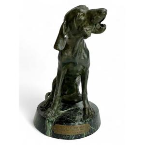 Fouques, Sculpture Five O'clock Hunting Dog 