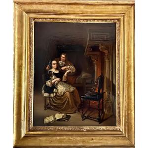 19th Century French School, The Music Lesson  