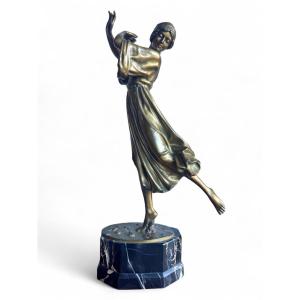 Paul Philippe, Bronze Sculpture - Dancer