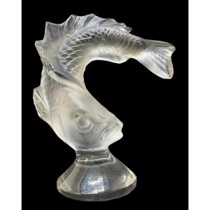 Lalique - Crystal Koi Carp Stamp 