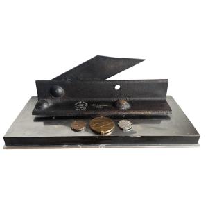 Eiffel Tower - Assembly Of Original Riveted Iron Fragment