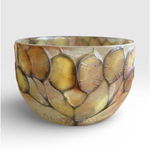 Argy-rousseau - Candy Dish Decorated With Papal Coins