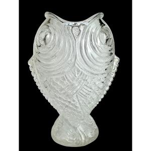 Baccarat Vase "carpes Affrontees"