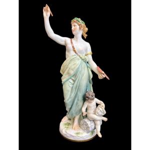Meissen - Porcelain Group Allegory Of Painting