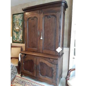 Double-body Hunting Buffet In Chestnut - 18th Century