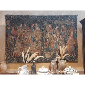The Harvest Tapestry - Panels From La Reigny - 20th Century