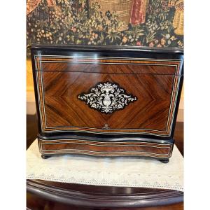 Boulle Liqueur Cellar, Napoleon III - 19th Century