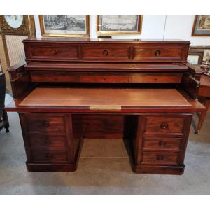 Louis Philippe Desk In Mahogany