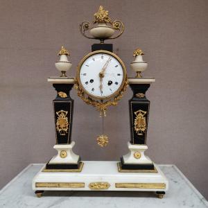 Louis XVI Period Portico Clock