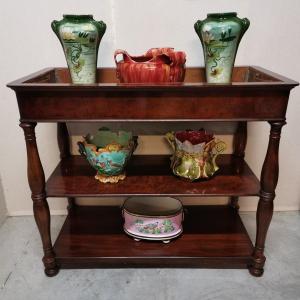 Louis Philippe Serving Planter In Mahogany