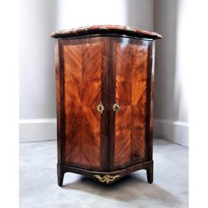 18th C Marquetry Corner.