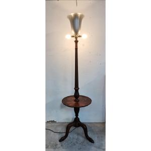  Floor Lamp In Walnut
