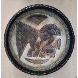 Art Deco Ceramic Dish. Cubism.