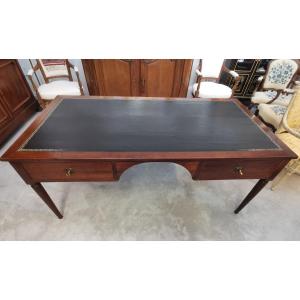 Large Louis XVI Mahogany Desk 