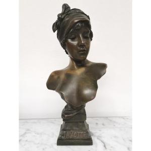 Javotte Bronze Art Nouveau By Villanis 