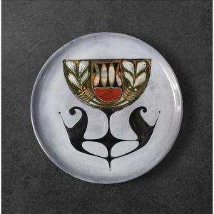 Ceramic Dish By Pierre Saint Paul. Mid-20th Century 