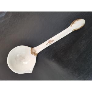 Small 18th-century Earthenware Ladle
