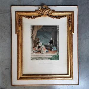 Louis XVI Style Frame With Engraving