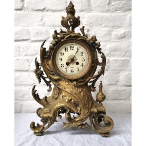 Art Nouveau Bronze Pendulum