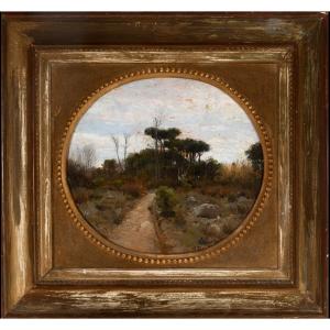 Aureli Tolosa Y Alsina ( 1861 – 1938)  Tondo Hst