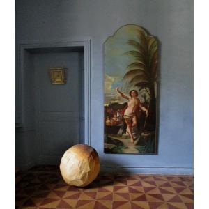 Portrait Of Saint John The Baptist Preacher 202 X 83,5