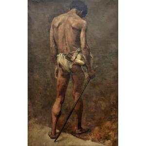 Imposing Van Dyck Academy V -    92 X  58   -19th Century-