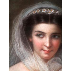 Imposing Pastel – 131 X 96 - 19th Century