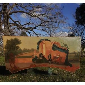 Pair Of Over-the-door Panels, Set Of 3 - 65 X 132 Cm - Woodwork Element