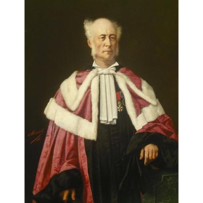 E  Antoine  Marsal Grand Portrait  133 X 95 - 1845