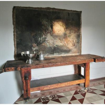 Workbench XXl Removable Lockers -table / Console