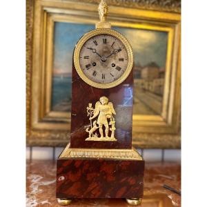 Pendulum Borne à La Minerve, From The First Empire Period.