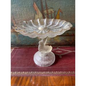 Murano And Baccarat Dolphin Cup.