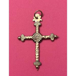 Old Jeanette Cross, In Gold.