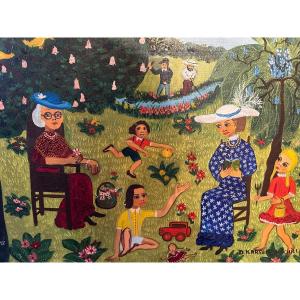 Naive Art. Danièle Karsenty - Schiller (1933). 