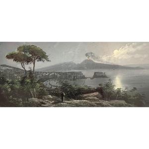 Neapolitan Gouache Maria Ada Gianni (1873 - 1956)