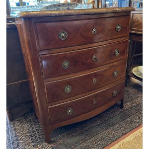 Small Regency Style Chest Of Drawers In Rosewood Marquetry. 