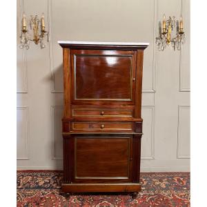 Louis XVI Style Mahogany Cabinet. 