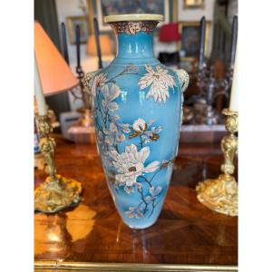 Large Satsuma Presentation Vase, Japan, Circa 1900. 