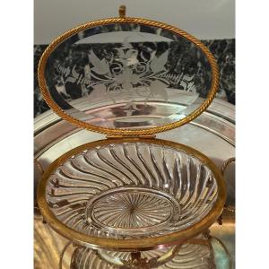 Baccarat Crystal Box From The 19th Century. 