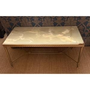 Coffee Table In Onyx. 